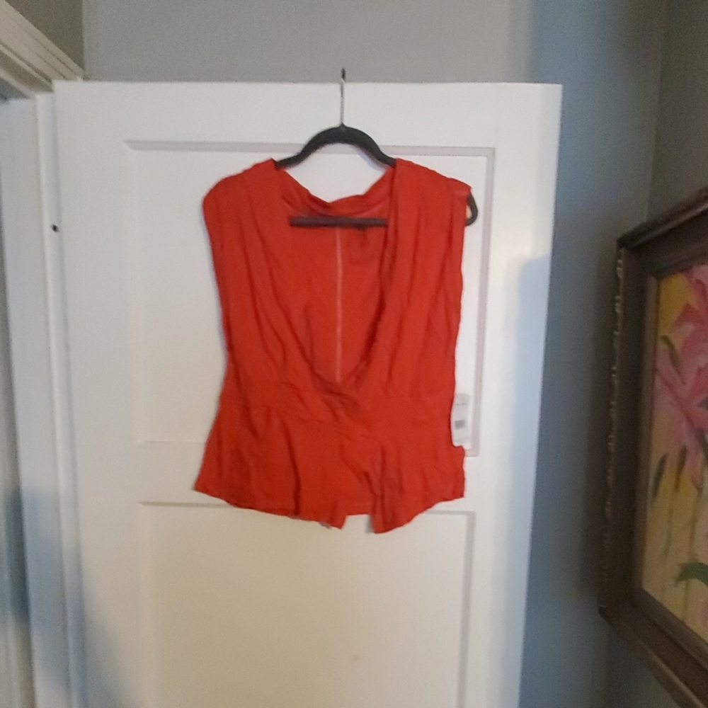 NWT Free People Faux Wrap Tank